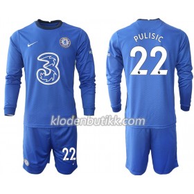 Chelsea Christian Pulisic 22 Barn Hjemmedraktsett 2020-2021 Langermet (+ Korte bukser)